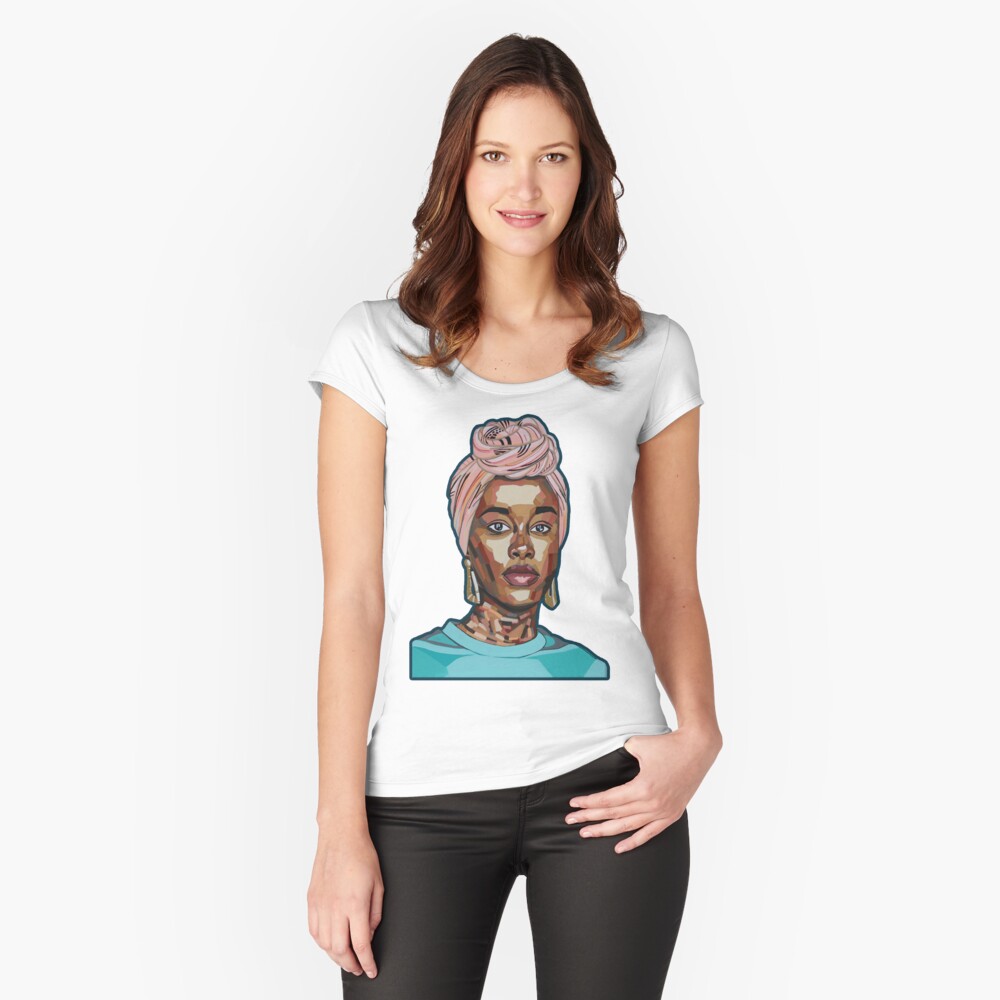 Item preview, Fitted Scoop T-Shirt designed and sold by mikelahl.