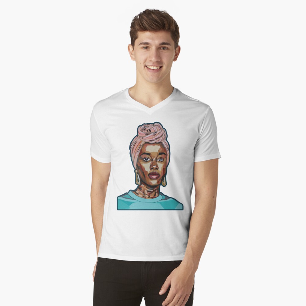 Item preview, V-Neck T-Shirt designed and sold by mikelahl.