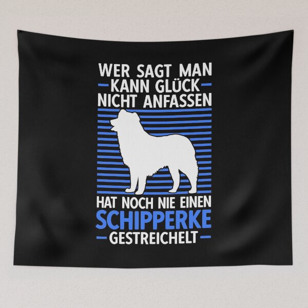 Item preview, Schipperke petting Belgian Shepherd dog saying designed and sold by madgrfx.