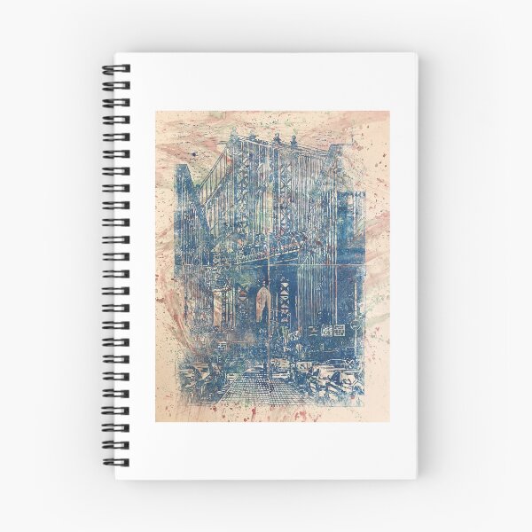 Item preview, Manhattan Bridge Splatter Interpretation designed and sold by SaStevens02.