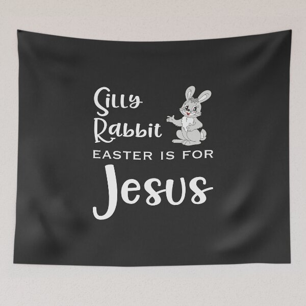 Item preview, Christian Design - Silly Rabbit, Easter is for Jesus designed and sold by simplydesignart.