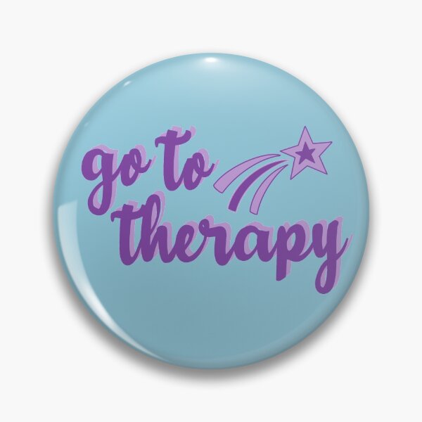 Item preview, Go To Therapy Purple Shooting Star designed and sold by GrellenDraws.