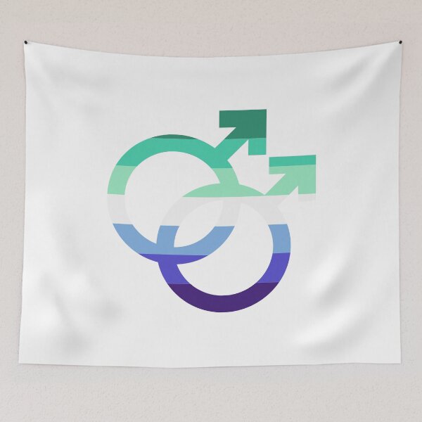Item preview, mlm, interlocking symbols with vinicain flag designed and sold by Skyler Orion X.