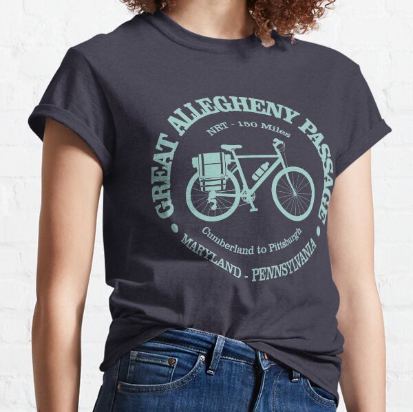 Passage du Grand Allegheny (vélo) T-shirt classique