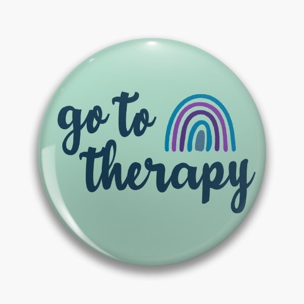 Item preview, Go To Therapy Blue and Purple Rainbow designed and sold by GrellenDraws.