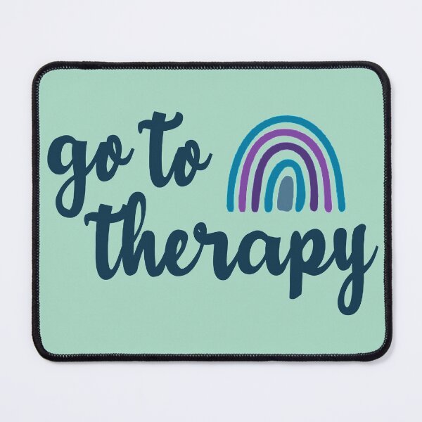 Item preview, Go To Therapy Blue and Purple Rainbow designed and sold by GrellenDraws.