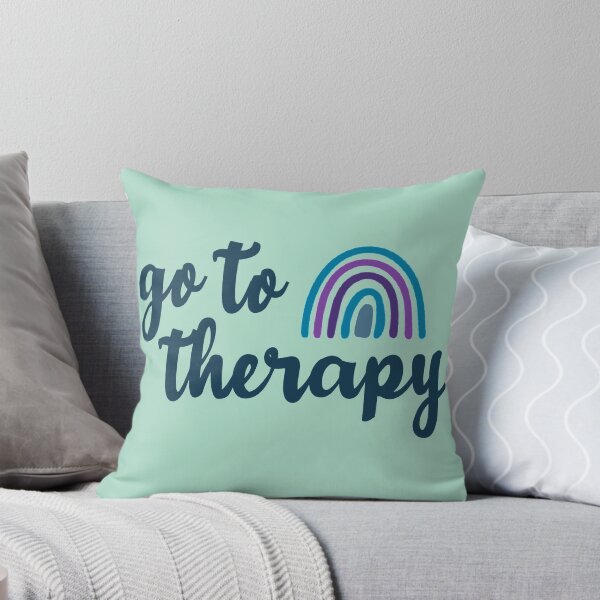 Item preview, Go To Therapy Blue and Purple Rainbow designed and sold by GrellenDraws.