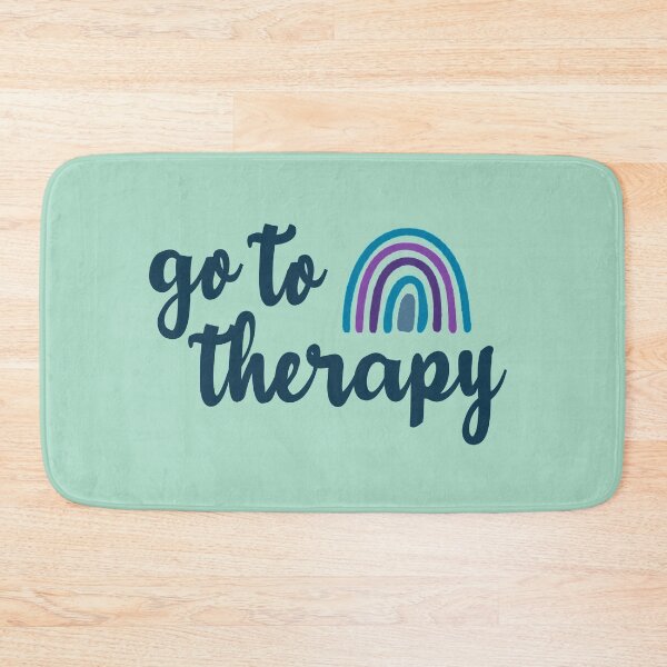 Item preview, Go To Therapy Blue and Purple Rainbow designed and sold by GrellenDraws.