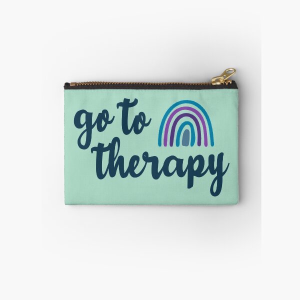 Item preview, Go To Therapy Blue and Purple Rainbow designed and sold by GrellenDraws.