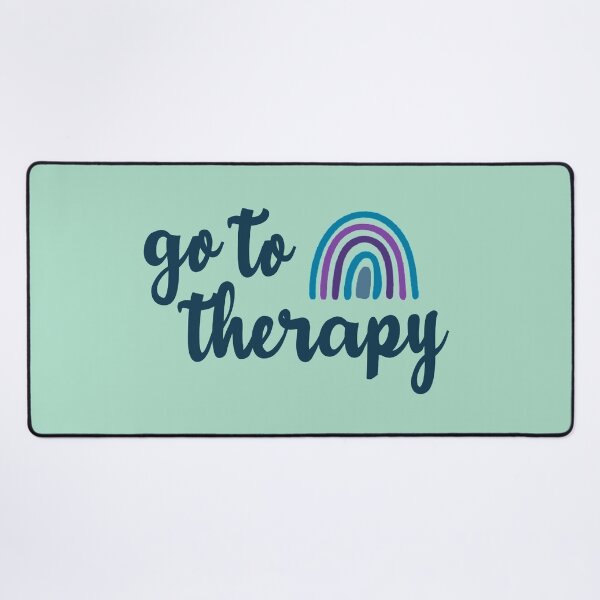 Item preview, Go To Therapy Blue and Purple Rainbow designed and sold by GrellenDraws.