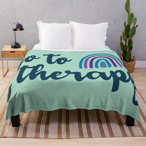Item preview, Go To Therapy Blue and Purple Rainbow designed and sold by GrellenDraws.
