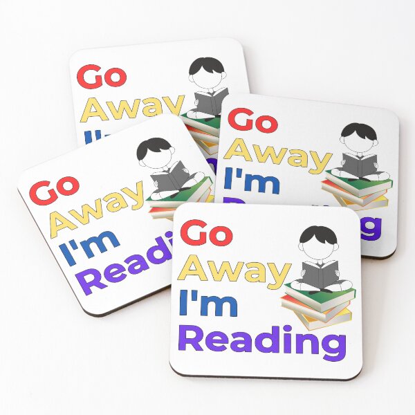 Item preview, Go Away I'm Reading - Book Lovers designed and sold by SheetalMourya.