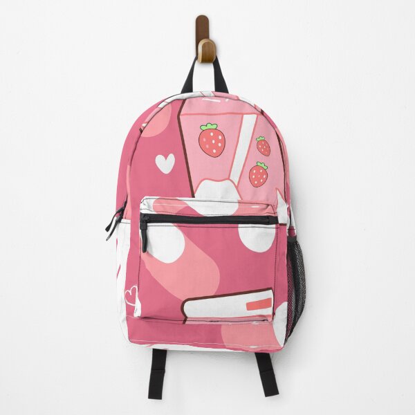 Artikelvorschau, Erdbeermilch Shirt Japanisches Otaku Anime Kawaii Pink Milk Geschenk für Freund entworfen und verkauft von IEXART.