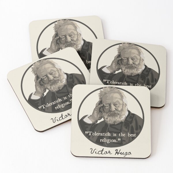 Item preview, Victor Hugo Portrait and Quote designed and sold by Unhinged Heather.