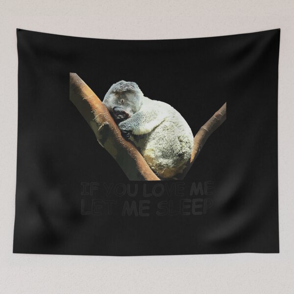 Item preview, If You Love Me Let Me Sleep Koala Funny Tree Cute Animal Kid Raglan Baseball Tee designed and sold by EuphemiaShop.