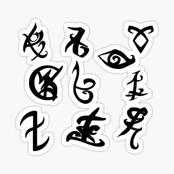 Shadowhunter-Runen Sticker