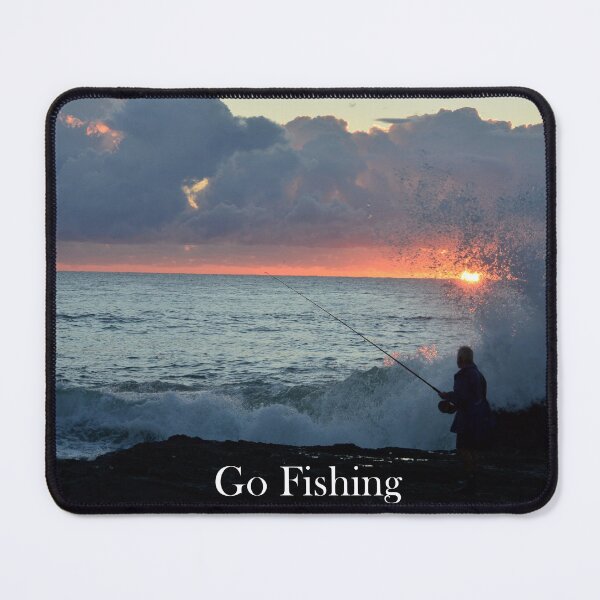 Item preview, Love Fishing - Go Fishing designed and sold by SaltySurfgirl.