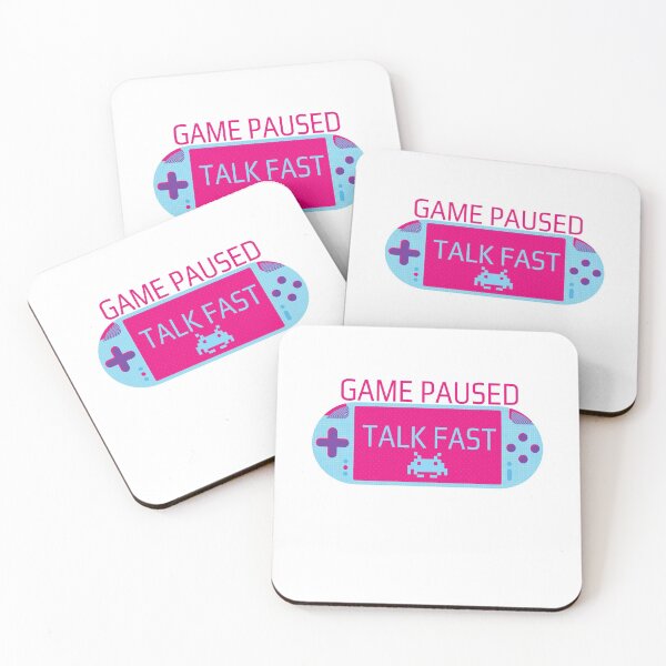 Item preview,  Game Paused Talk Fast designed and sold by Eman4design.