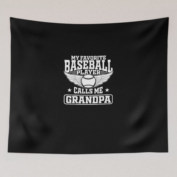 Item preview, My Favorite Baseball Player Calls Me Grandpa - Funny Baseball Design designed and sold by Unohana.