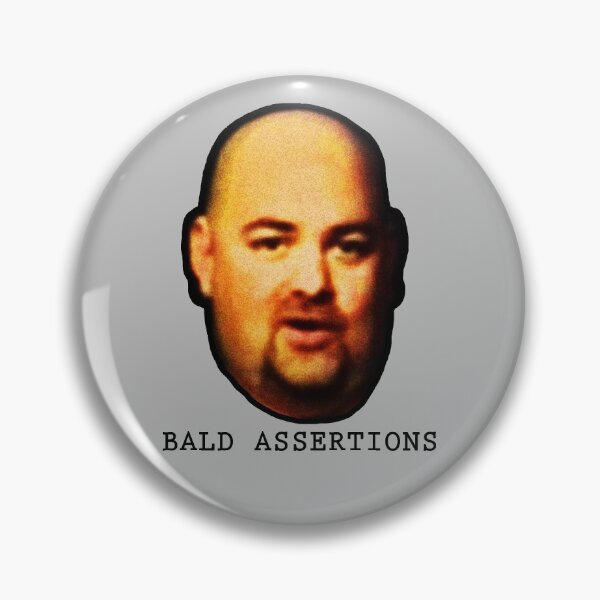 Item preview, Bald Assertions (blanche) designed and sold by GodsAutopsy.