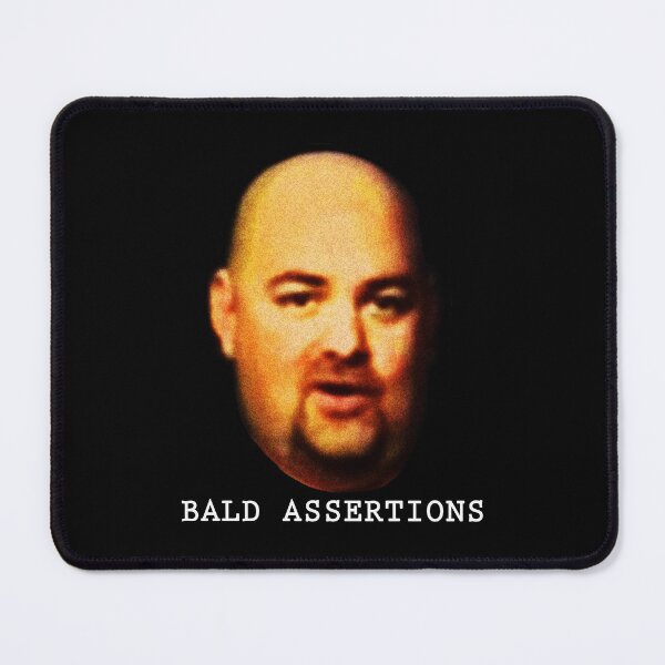 Item preview, Bald Assertions (noir) designed and sold by GodsAutopsy.