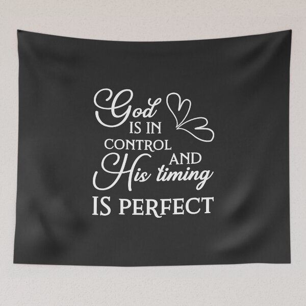 Item preview, Christian Design - God is in Control and His Timing is Perfect designed and sold by simplydesignart.