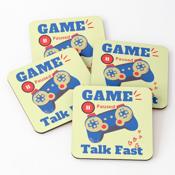 Item preview, Game Paused Talk Fast designed and sold by Eman4design.