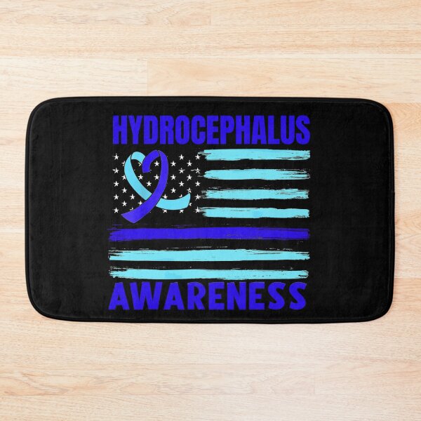 Item preview, American flag hydrocephalus Awareness- hydrocephalus awareness  designed and sold by Designs Of all kinds.