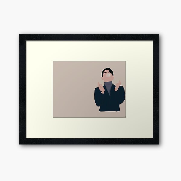 Illustration from Vincenzo k- drama Framed Art Print