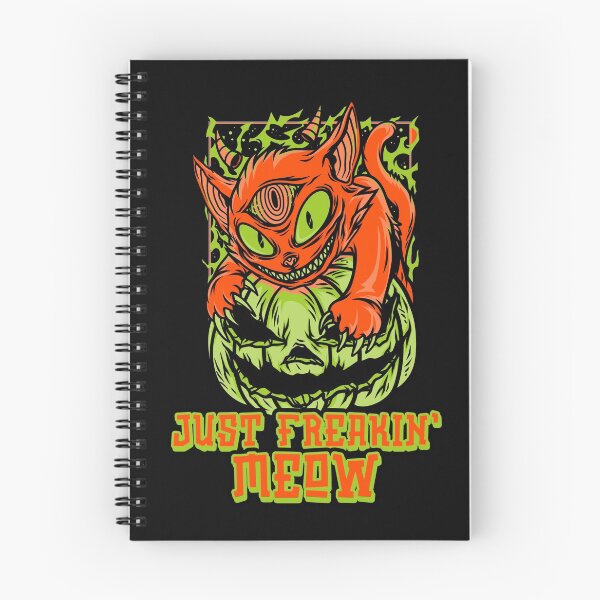 Item preview, Scary Halloween Cat Pumpkin Trick Or Treat designed and sold by Zuuag.