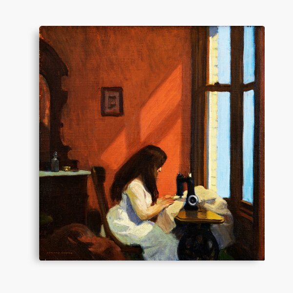Item preview, Girl at a Sewing Machine - Edward Hopper  designed and sold by Find-Art.