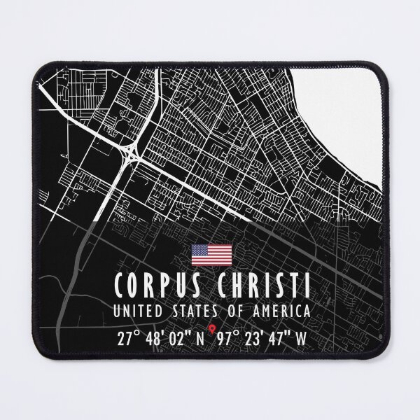 Item preview, CORPUS CHRISTI MAP USA designed and sold by hatimelhag.