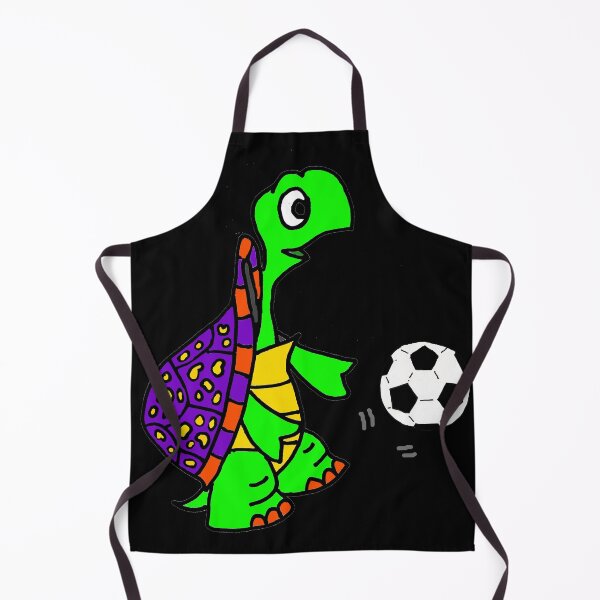 Item preview, Funny Turtle Playing Soccer Cartoon designed and sold by Nature's Fancy.