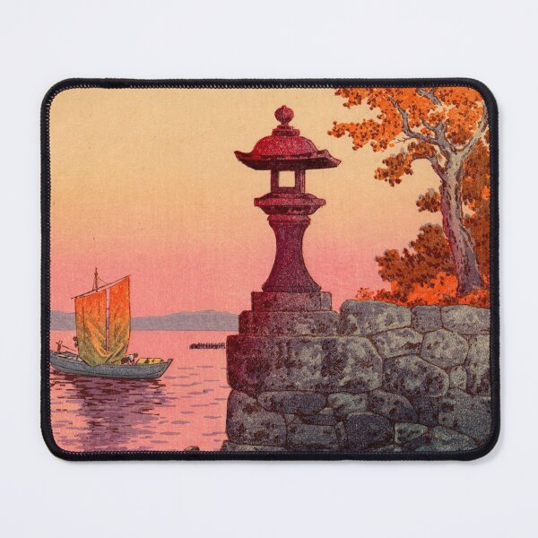 Item preview, Tsuchiya Koitsu - Returning Sailboat at Yabase designed and sold by ArtExpression.