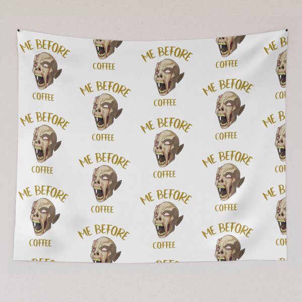 Item preview, Me Before Coffee...Scary  designed and sold by TheUrbanDreamer.