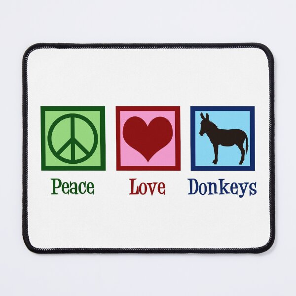 Item preview, Peace Love Donkeys designed and sold by Epic Love Designs.