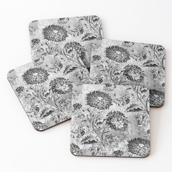 Item preview, Floral black and white, classic on shabby chic.  designed and sold by Point-Of-DD.