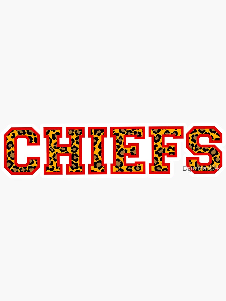 KC Chiefs Leopard Print