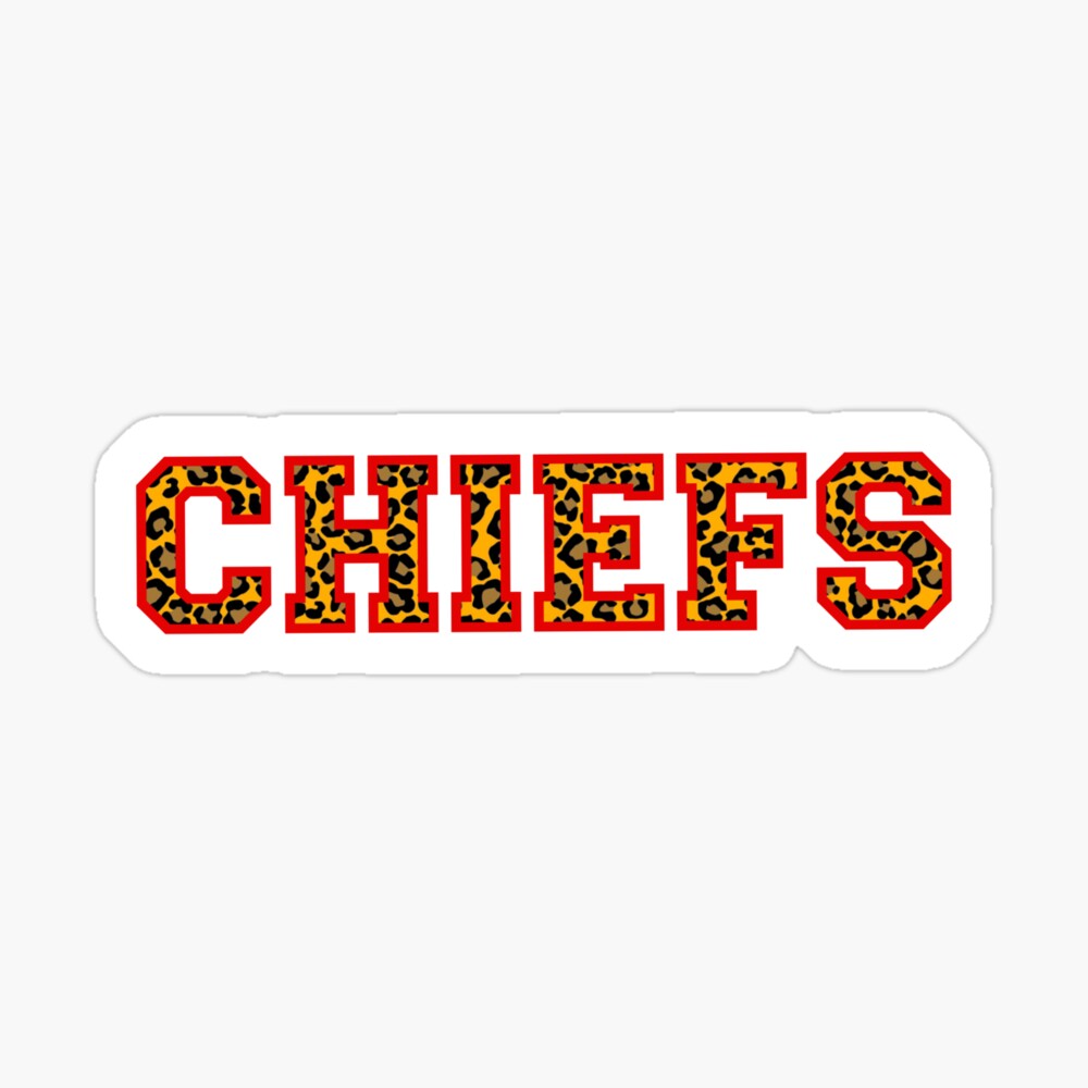 KC Chiefs Leopard Seamless | Repeat Pattern | Digital Pattern