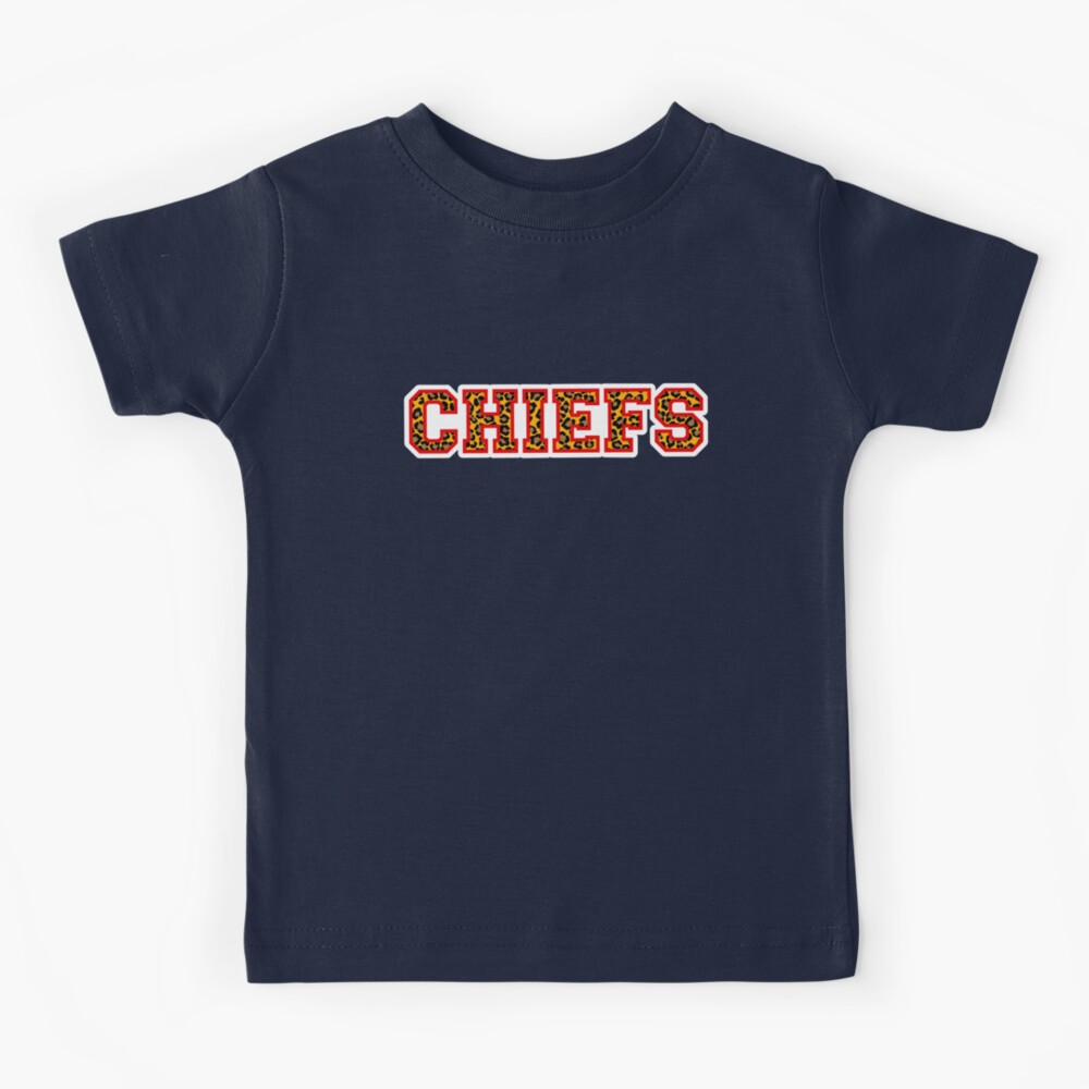 Kansas City Chiefs Leopard Print Kids T-Shirt for Sale by Dguzman04