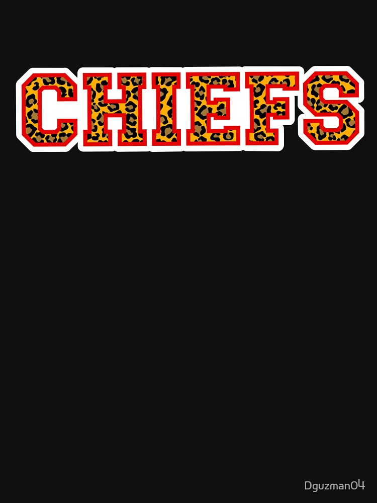 Kansas City Chiefs Leopard Print Kids T-Shirt for Sale by Dguzman04