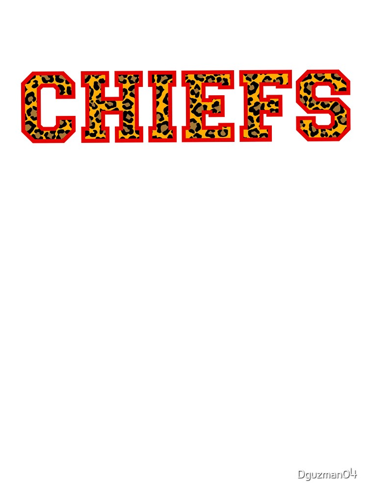 Kansas City Chiefs Leopard Print Kids T-Shirt for Sale by Dguzman04