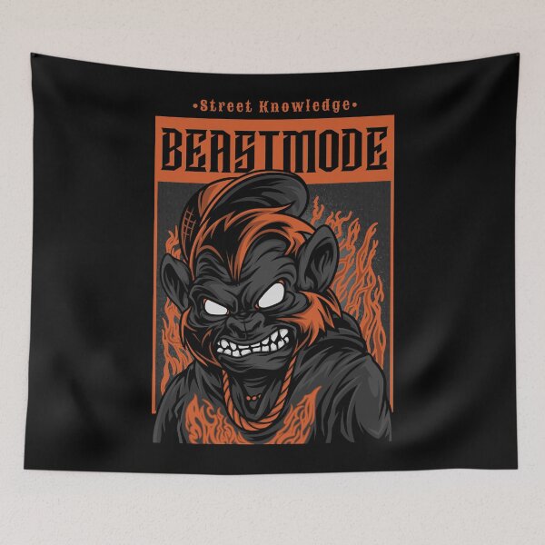 Item preview, Beast Mode Urban Themed Streetwear designed and sold by Storopia.