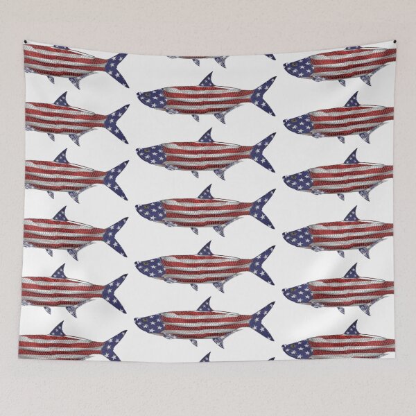 Item preview, Tarpon American flag  USA designed and sold by hookink.