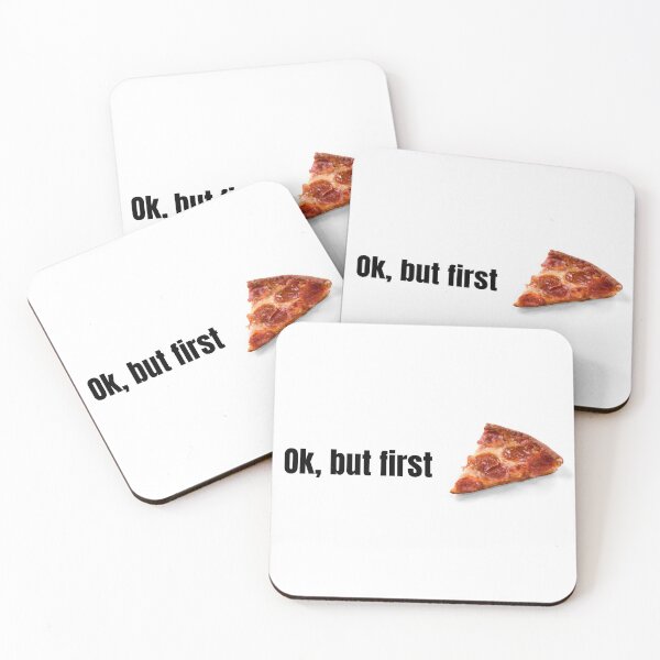 Item preview, Ok, but first pizza designed and sold by WoofKlan.