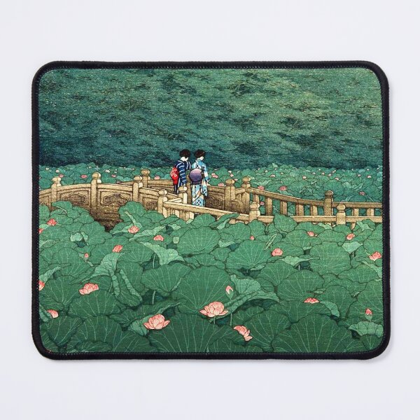 Item preview, Kawase Hasui - The Pond at Benten Shrine in Shiba designed and sold by ArtExpression.