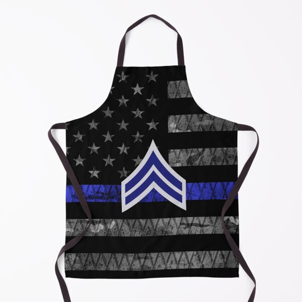 Item preview, Corporal Stripes Thin Blue Line Distressed Flag designed and sold by Jared Davies.