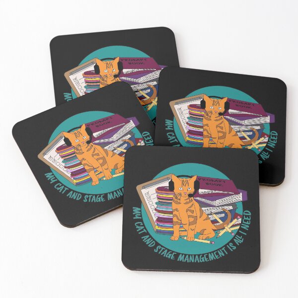 Item preview, My Cat And Stage Management Is All I Need designed and sold by KiannasMind.