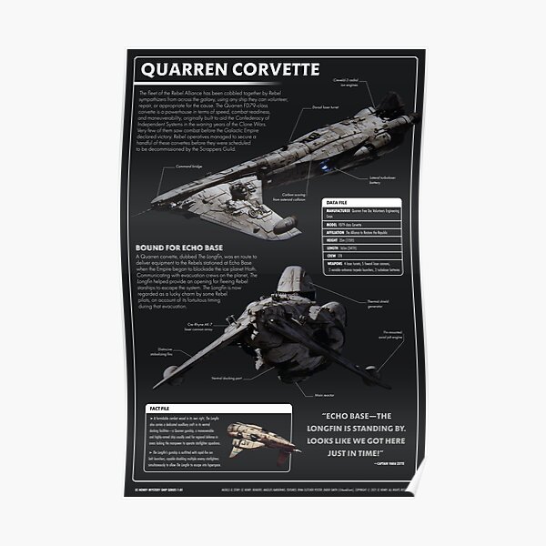 Quarren Corvette - EC Henry Mystery Ship Series 1-01 Poster