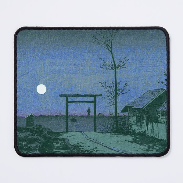 Item preview, Before Tarō Inari Shrine at the Asakusa Ricefields by Kobayashi Kiyochika designed and sold by ArtExpression.
